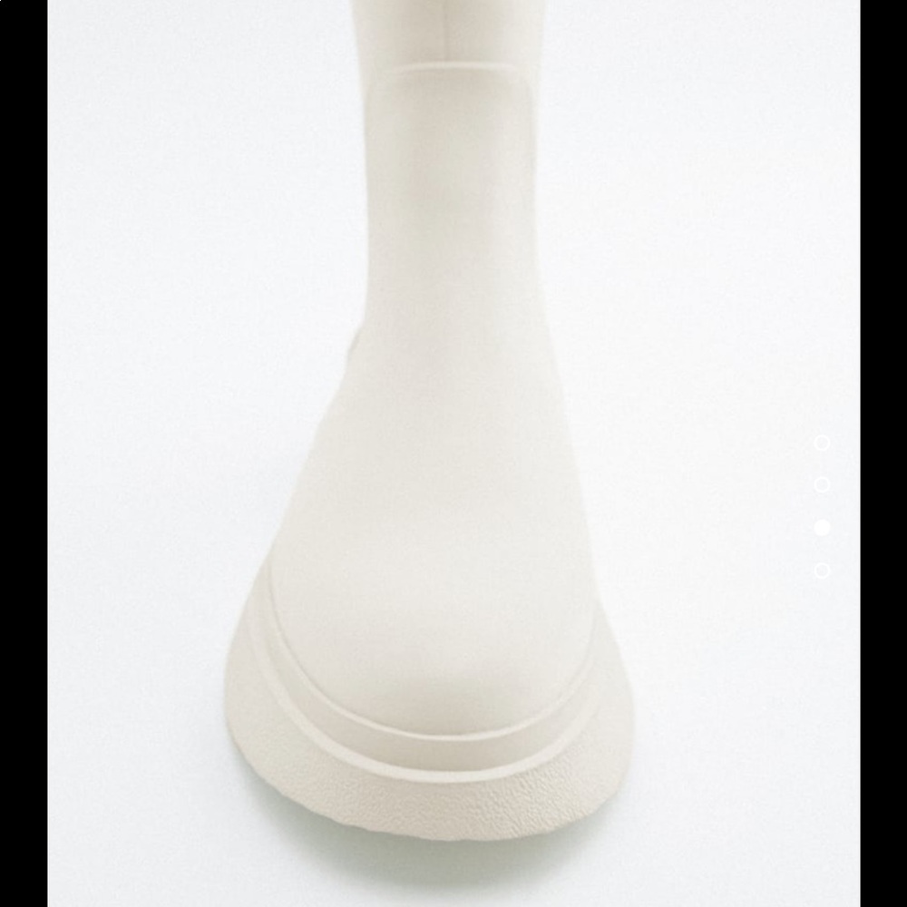 Zara Solid Color Ankle Boots - image 5